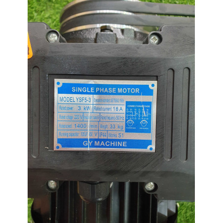Pompe lavage moteur monophasé 200BAR 3KW 220V GY MACHINE | YSF5-3
