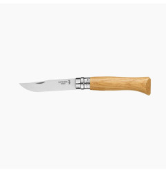 Couteau pliant Bois Olive N°8 lame inox OPINEL