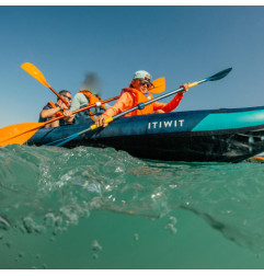 Canoe Kayak gonflable de randonnée ECODESIGN 2/3 place 382x108 cm ITIWIT | 1000000003802