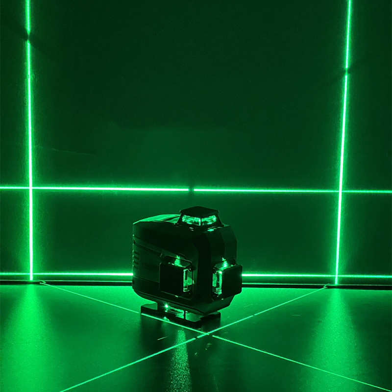 Nouveau Niveau Laser 4D Vert 16 Lignes À 360 ° Vertical Et Horizontal -  Prix en Algérie