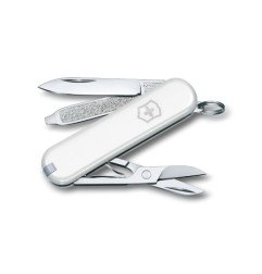 Couteau suisse blanc avec ciseaux et tournevis Classic SD VICTORINOX | 0.6223.7