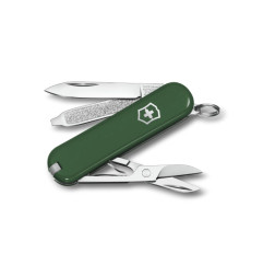 Couteau suisse vert militaire avec 7 fonctions Classic SD VICTORINOX | 0.6223.4