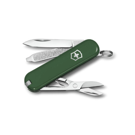 Couteau suisse vert militaire avec 7 fonctions Classic SD VICTORINOX | 0.6223.4