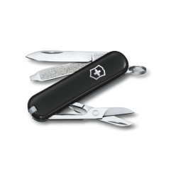 Couteau suisse noir avec 7 fonctions Classic SD VICTORINOX | 0.6223.3