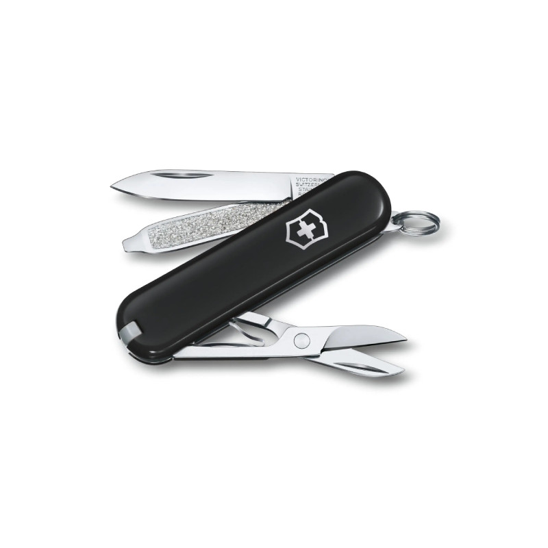 Couteau suisse noir avec 7 fonctions Classic SD VICTORINOX | 0.6223.3