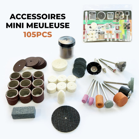Kit accessoires mini meuleuse 105pcs | DM-105.