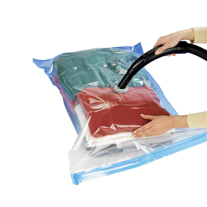 Un sac de compression sous vide un aspirateur peut absorber - Temu