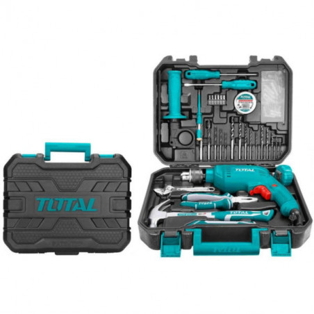 Kit perceuse 680w 115pcs TOTAL