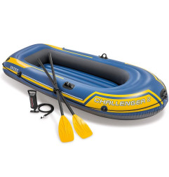 Bateau gonflable 2 place CHALLENGER 2 avec pompe + 2rame 236x114x41cm INTEX | 68367