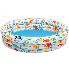 Piscine Gonflable Rond Enfant fruit 132x28cm INTEX | 59431