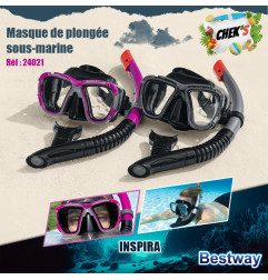 Masque de Plongée Sous-Marine INSPIRA Bestway | 24021