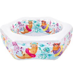 Piscine Couleur Transp 191x178x61 1x3 INTEX | 56493