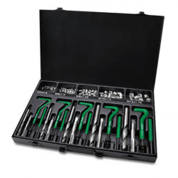 Kit de réparation d'insertion de bobine fileté professionnel 130PCS TOPTUL