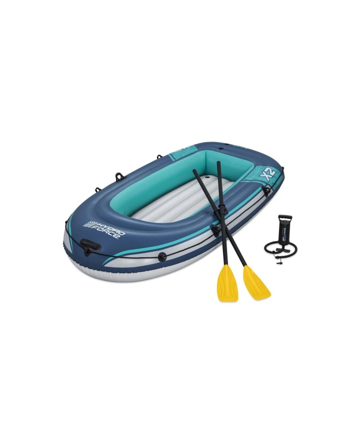 
									Bateau gonflable  Trek x2   232 x 118 cm  2 places 250 kg  2 rames +  sac de transport et pompe BESTWAY | 61153
								