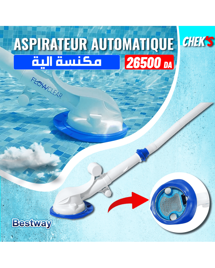 
									Aspirateur Automatique Pour Le Nettoyage Des Piscines Hors Sol Aqua Sweeper Bestway 58628
								