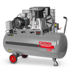 Compresseur D'air Pneumatique 200 Litre 4.0kw 5.5hp (380v) CROWN | CT36033
