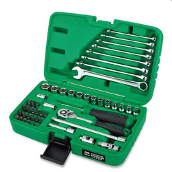 Caisse à outils 49pcs 6pt TOPTUL