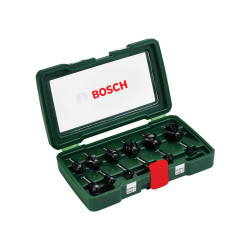 Fraise pour défonceuse 12 pièces 8mm BOSCH