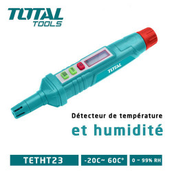 Détecteur de température et humidité TOTAL