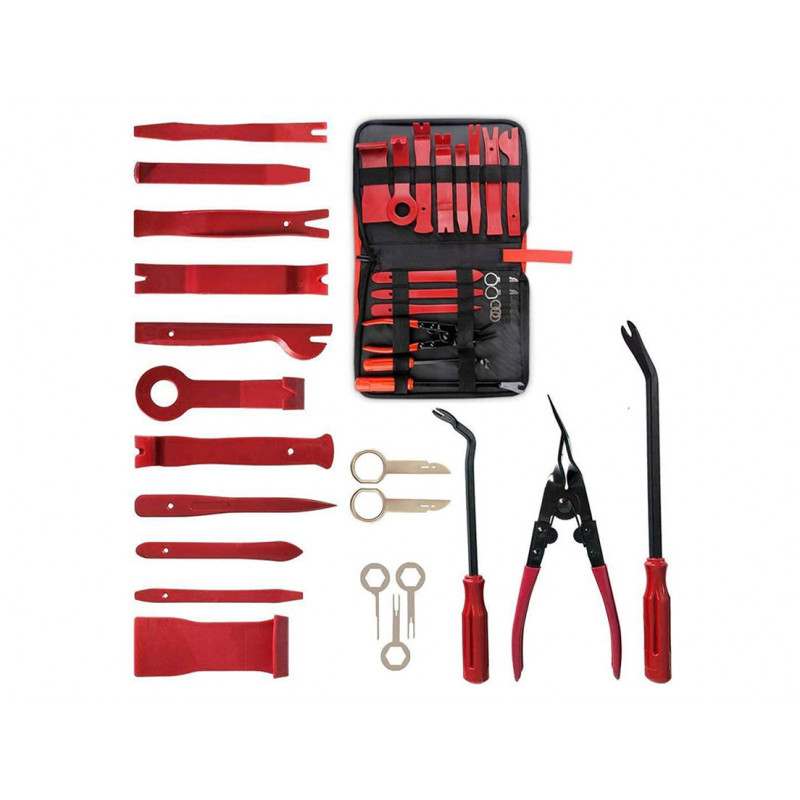 Outillage auto,Kit d'outils pour enlever les garnitures de voiture