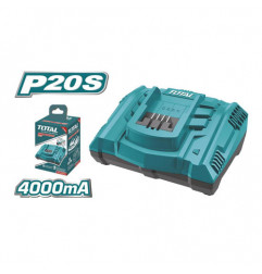 Chargeur rapide intelligent 20V 4.0Ah TOTAL