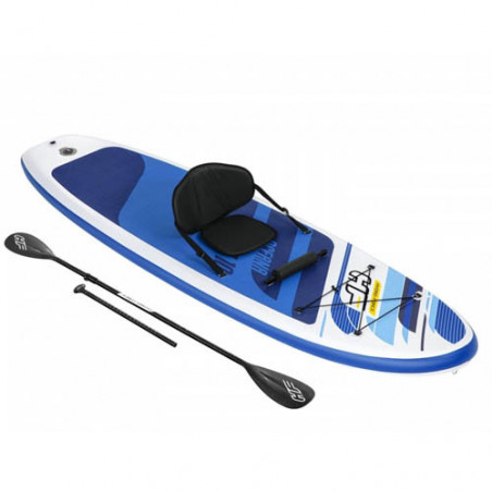 Paddle gonflable Hydro-Force™ Oceana 305cm x 84cm x 12cm transformable en kayak avec pompe + rame + chaise BESTWAY