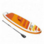 Paddle gonflable H.F Aqua Journey 274cm x 76cm x 12cm avec pompe + rame + sac BESTWAY