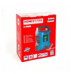 Chargeur et testeur batterie 6-12v 3-200 Ah HONESTPRO