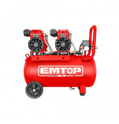 Compresseur d'air Silencieux 50L 3.2hp 1moteur EMTOP | EACPS32502