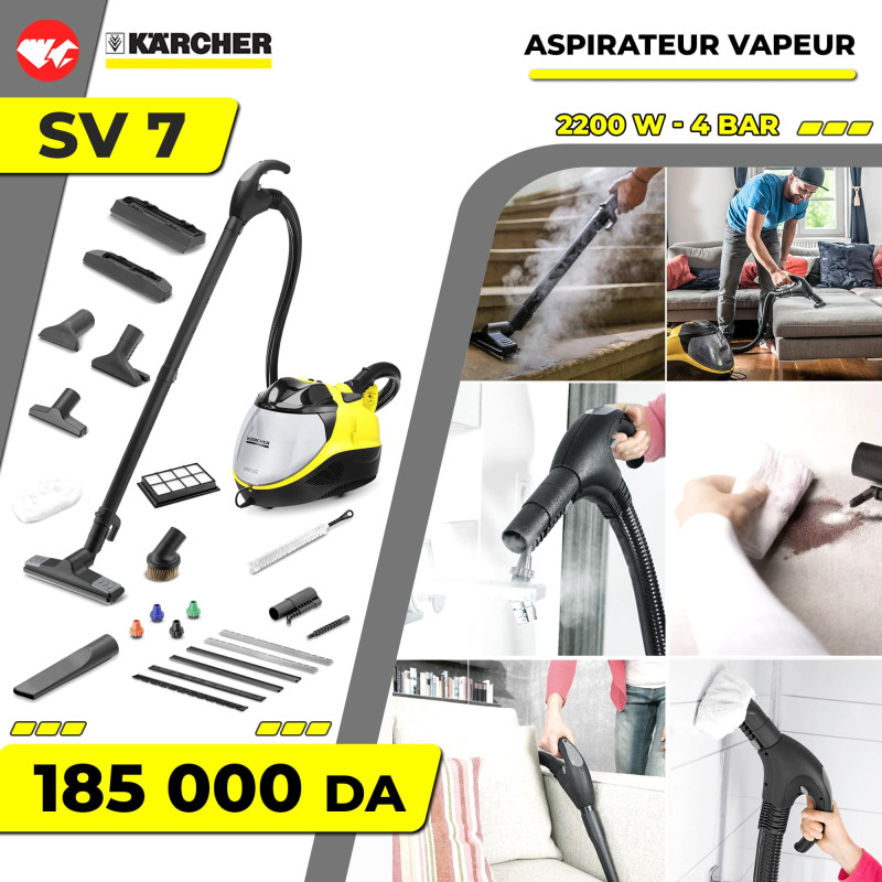 Kärcher SV7 - Aspirateur / Nettoyeur Vapeur