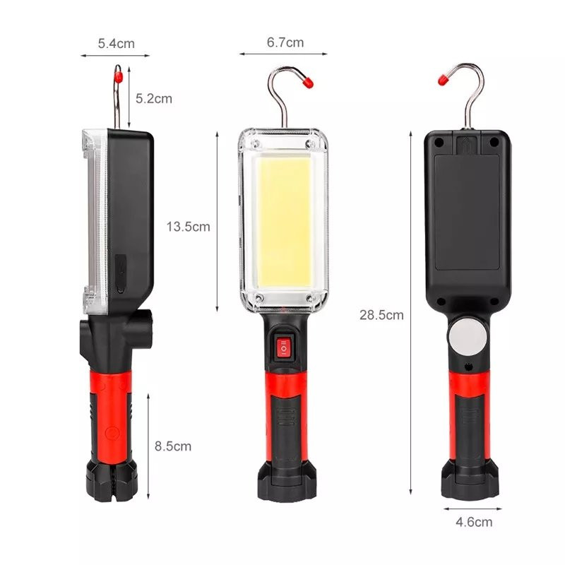ANSMANN Baladeuse LED rechargeable avec accumulateur 5200 mAh (1 pce) –  Lampe torche ultra puissante aux trois modes d'éclairage – Lampe baladeuse  pour la maison, le garage, l'atelier, etc. : : Bricolage