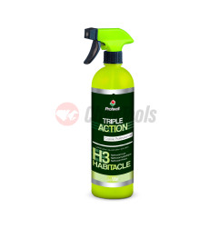 Nettoyant triple action H3 (HABITACLE) 3in1 cuir / plastique / tissus 750ml  PROFWELL