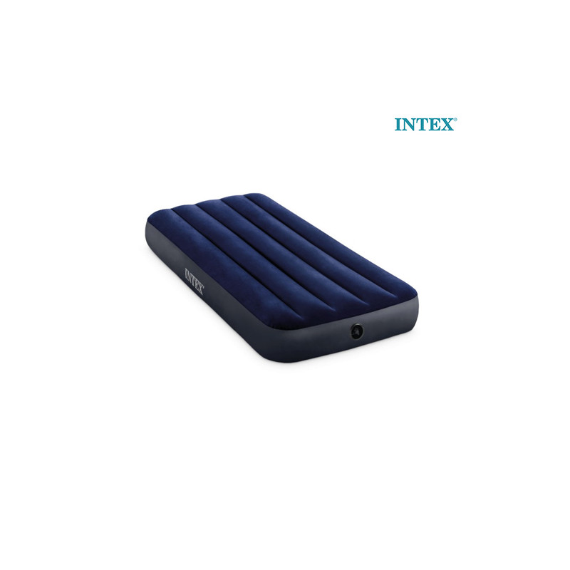 
									Matelas gonflable Classic Downy 1 personne 1,91x0,76x0,25 m Bleu nuit INTEX | 64756
								