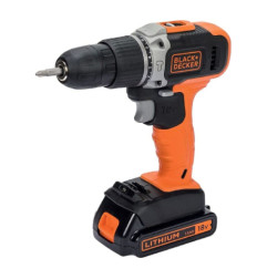 Visseuse Perceuse à percussion sans fil 18 V avec batterie Black decker | BDASB18V
