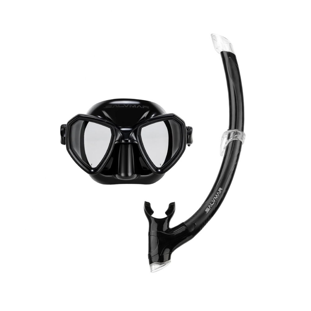 Kit masque et tuba "SPLASH" de plongée "MORPHEUS" anti fog SALVIMAR