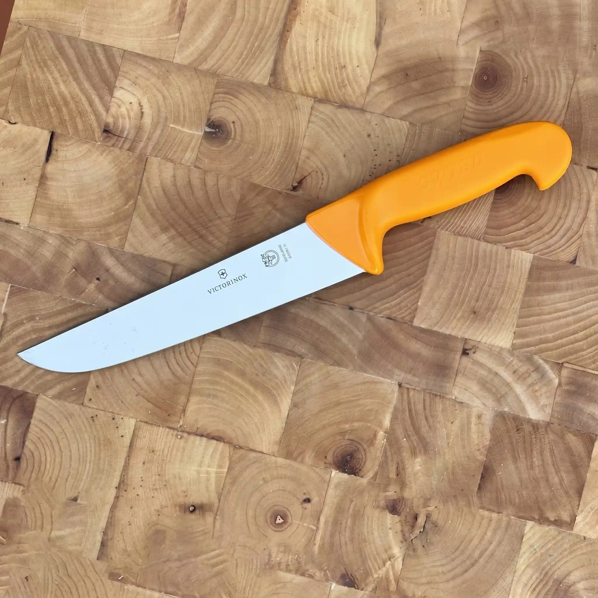 Couteau Boucher SWIBO 21cm Inox (Jaune)  VICTORINOX
