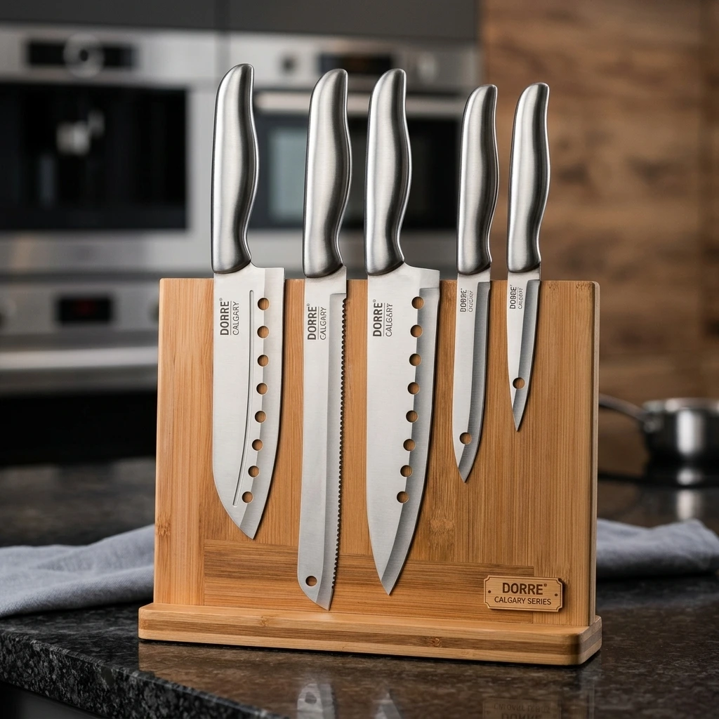 Ensemble de couteaux Calgary 5 Pcs Acier inoxydable DORRE Suédois